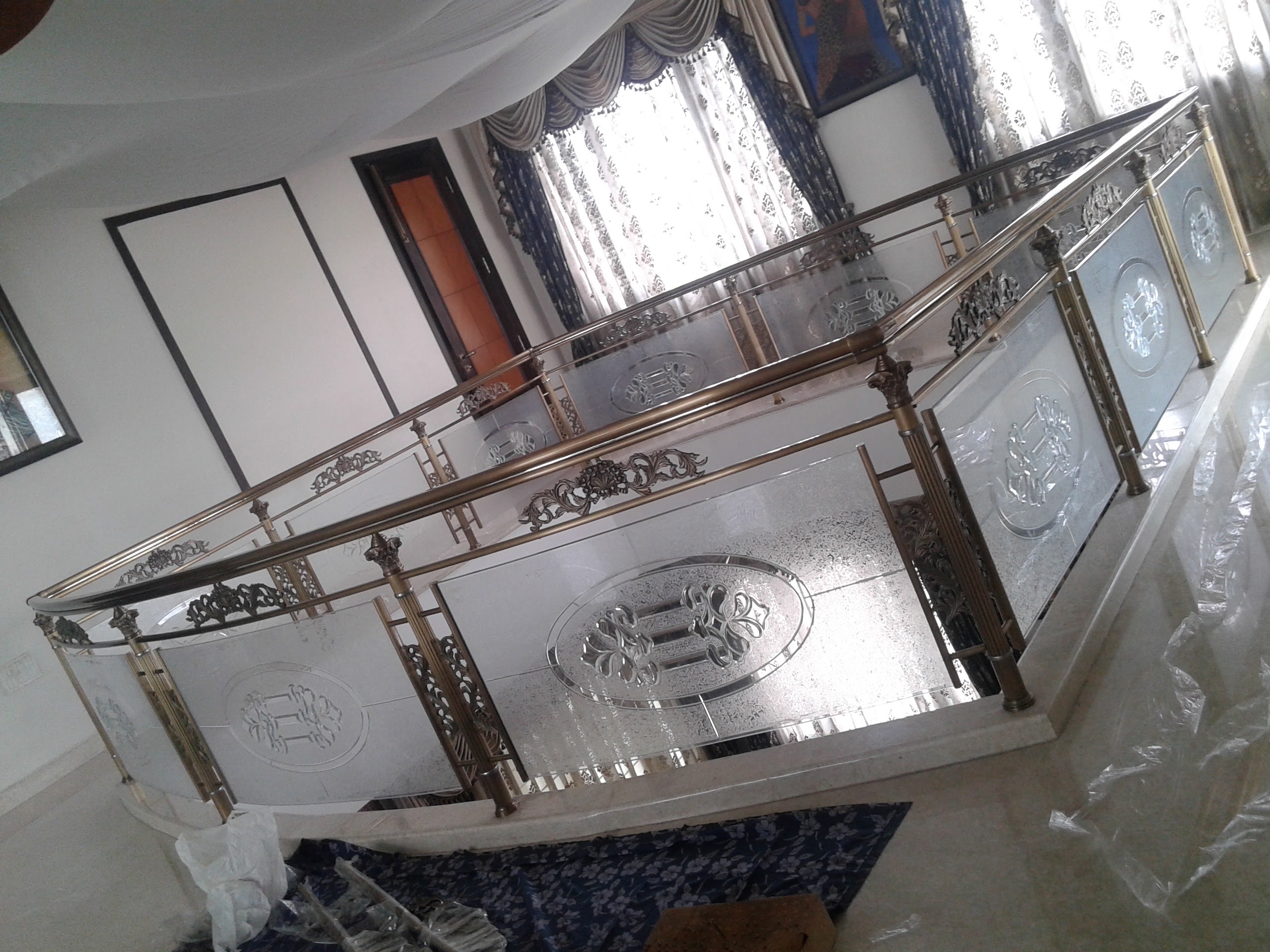 Classic Brass Balustrade
